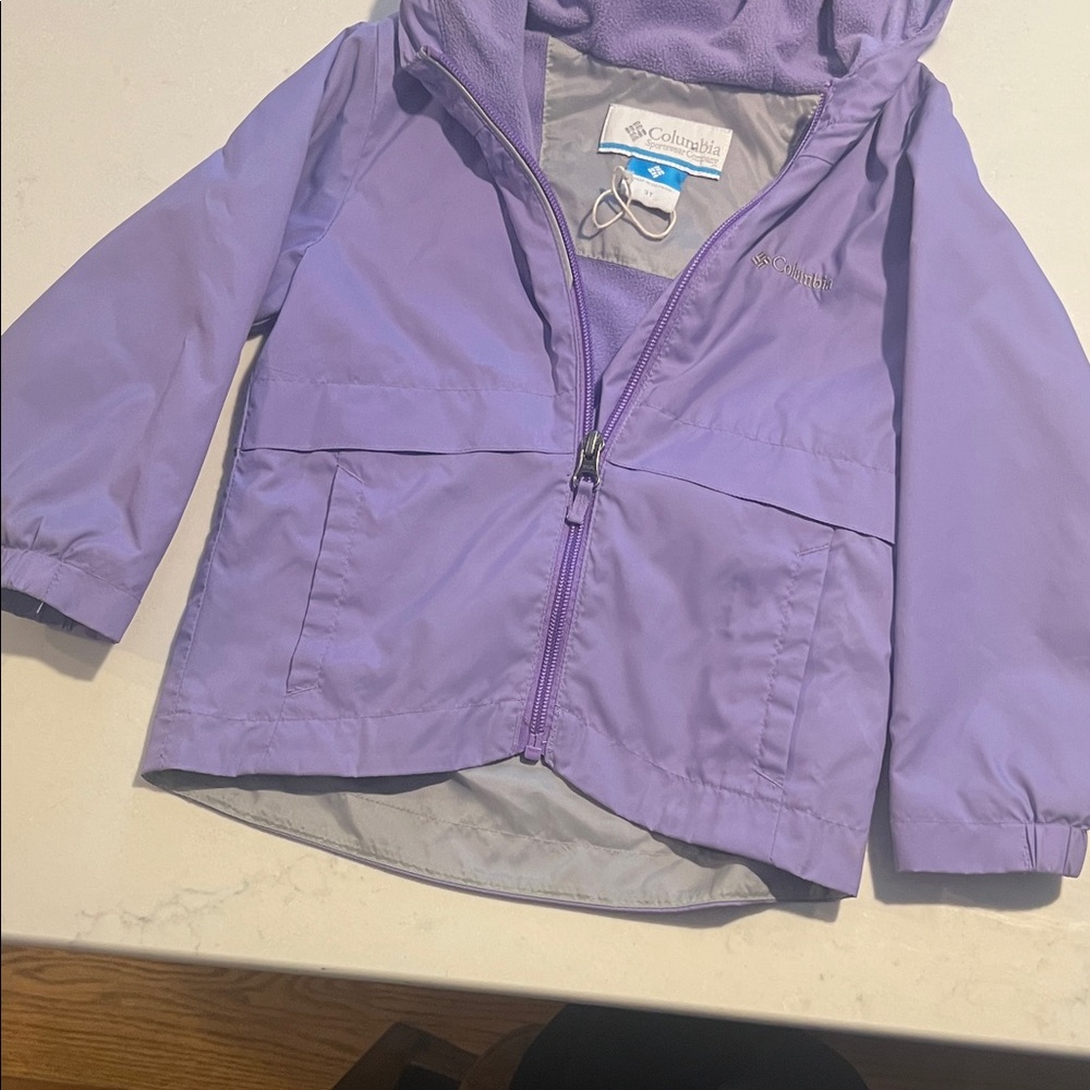 Columbia Kids Lavender Raincoat
